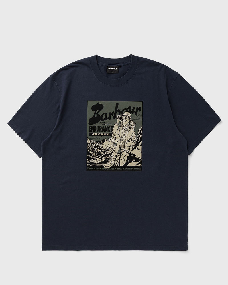 Barbour Conditions Tee Blue