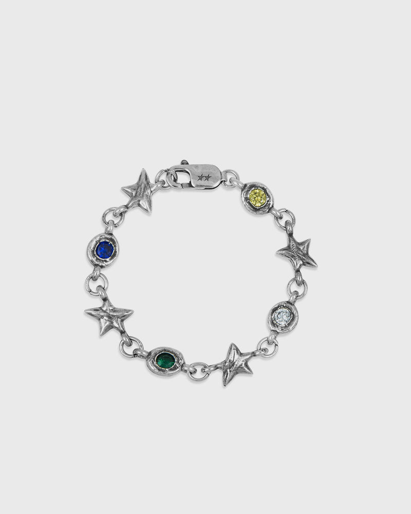 Twojeys Multicolor Squadra Bracelet silver