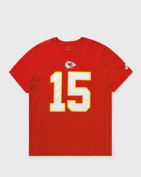 Nike NFL Kansas City Chiefs Name And Number T-shirt Patrick Mahomes 15 red
