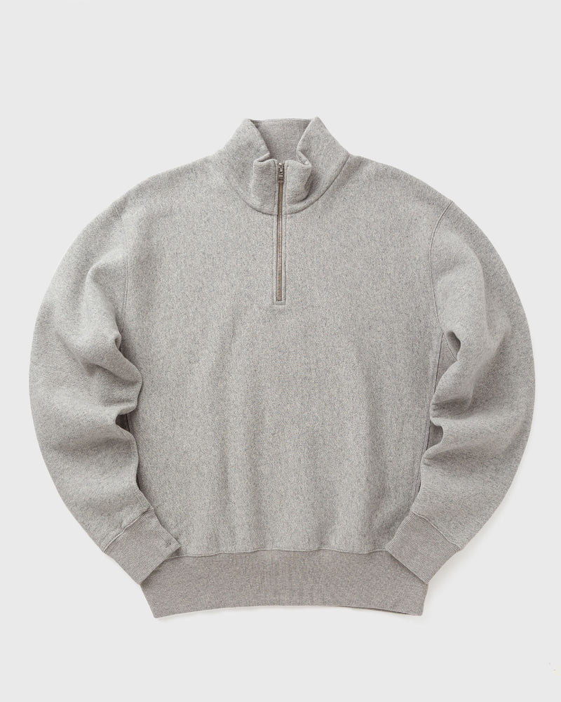 Norse Projects Ketel Relaxed Cotton Wool Half Zip Sweatshirt grey