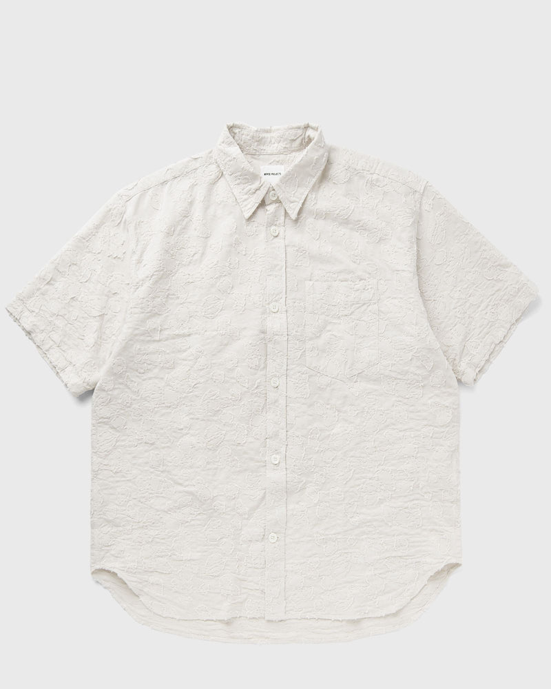 Norse Projects OLE OVERSIZED FIL COUPE SS SHIRT beige