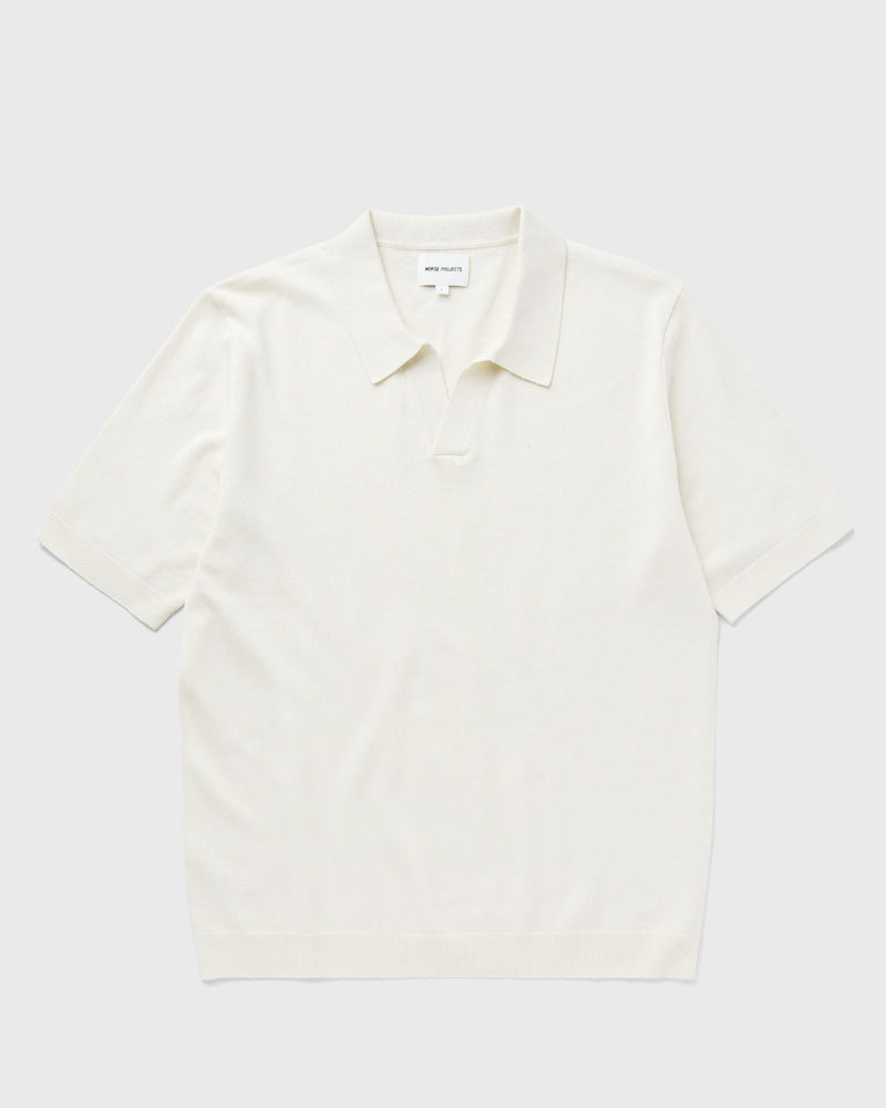 Norse Projects LEIF COTTON LINEN POLO white