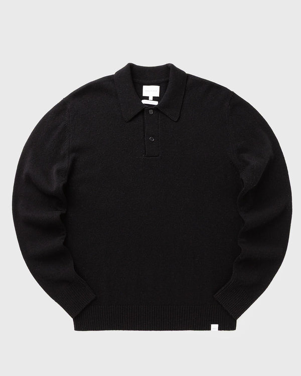 Norse Projects Norse Standard Merino Lambswool Polo black