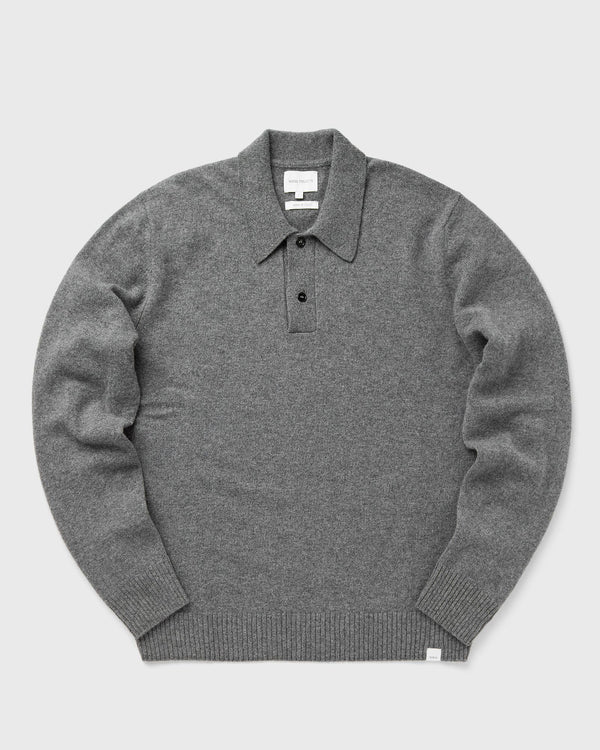 Norse Projects Standard Merino Lambswool Polo grey