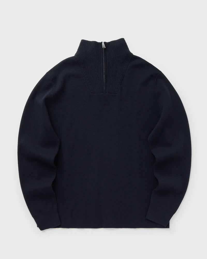 Norse Projects ARILD MERINO COTTON MILANO ZIP blue