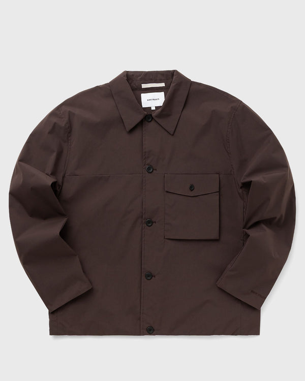 Norse Projects Marcus Windstopper Overshirt brown