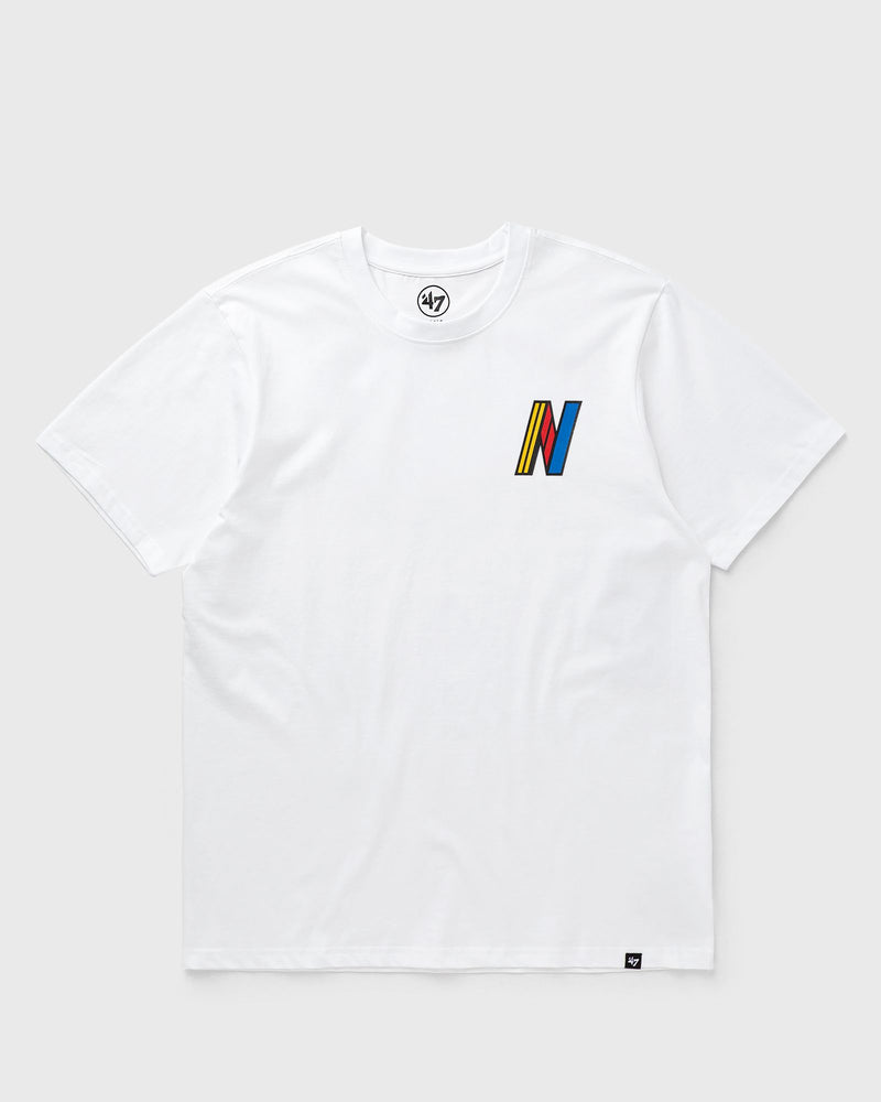 47 NASCAR 47 Backer Echo Tee white