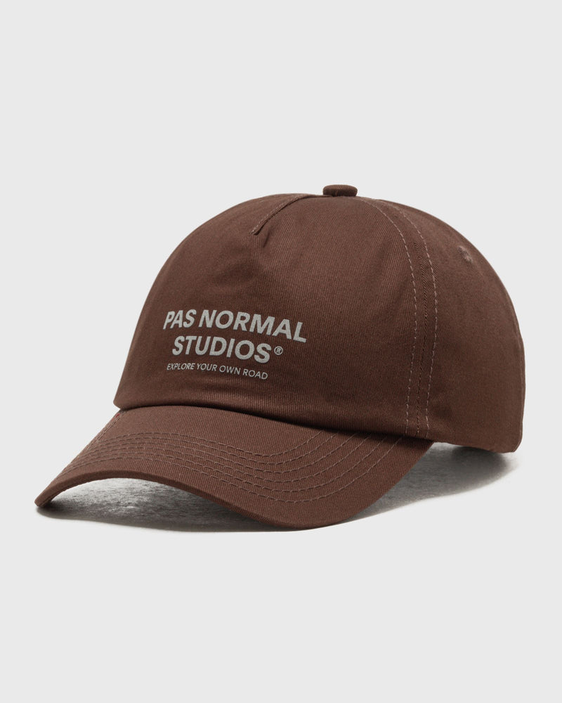 Pas Normal Studios Off-race Cotton Cap brown