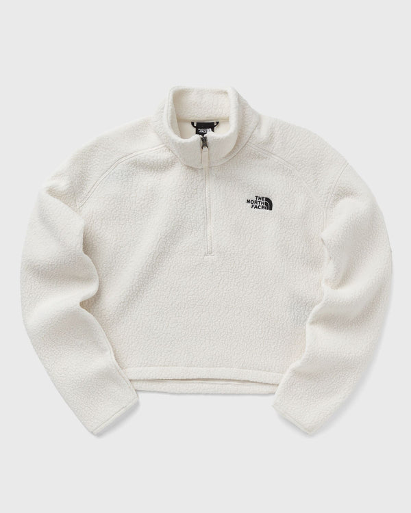 The North Face WMNS CROP HIGH PILE FLEECE white