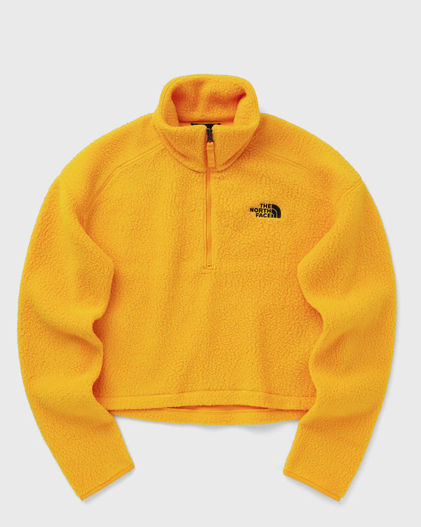 The North Face WMNS CROP HIGH PILE FLEECE yellow