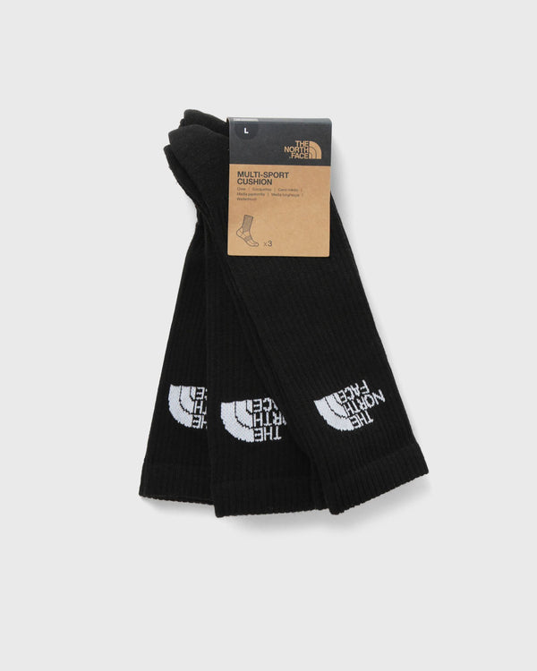 The North Face MULTI SPORT CUSH CREW SOCK 3P black