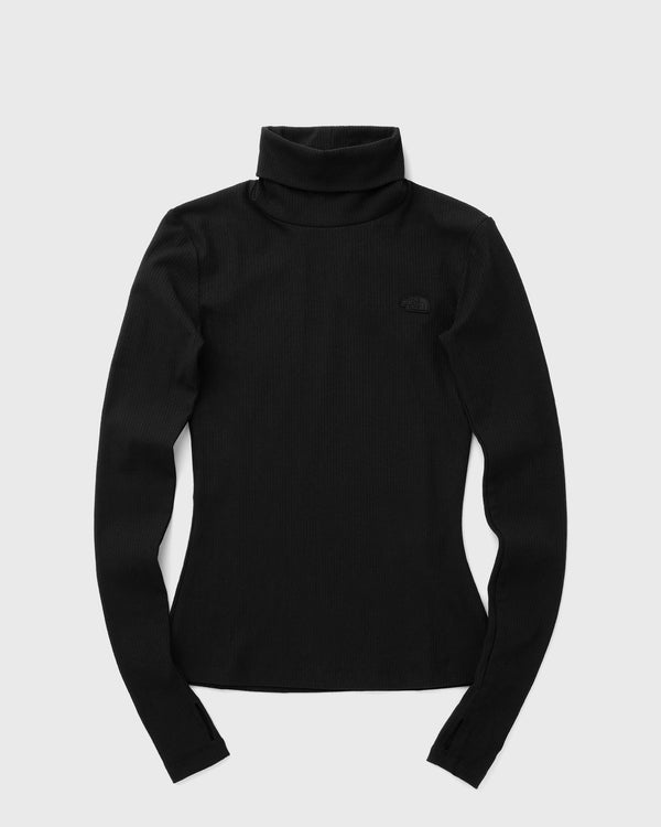 The North Face WMNS L/S TURTLE NECK SLIM TEE black