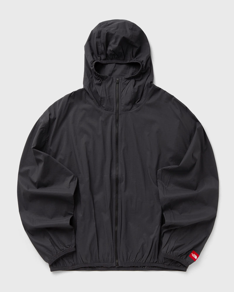 The North Face TNF Red Box Packable Hooded Wind Jacket black