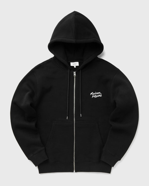 Maison Kitsune MAISON KITSUNE HANDWRITING STRIPED COMFORT SWEATSHIRT black