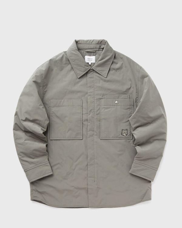 Maison Kitsune PADDED OVERSHIRT grey