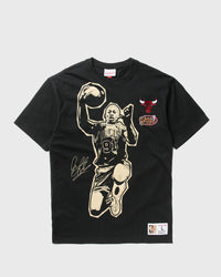 Mitchell & Ness NBA Blockbuster SS Player TEE Vintage LOGO Chicago Bulls Dennis Rodman black