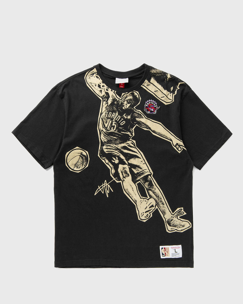 Mitchell & Ness NBA Blockbuster SS Player TEE Vintage LOGO Toronto Raptors Vince Carter black