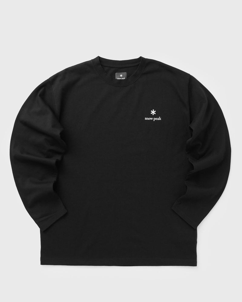 Snow Peak NSD Logo L/S T-Shirt black