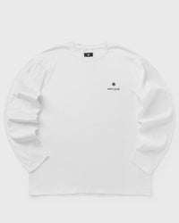 Snow Peak NSD Logo L/S T-shirt white