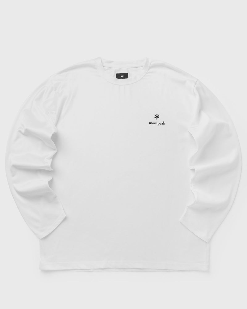 Snow Peak NSD Logo L/S T-shirt white