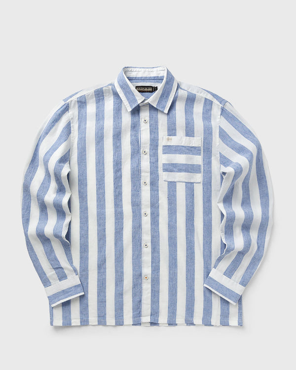 Napapijri G-BROLIO LS SHIRT blue|white