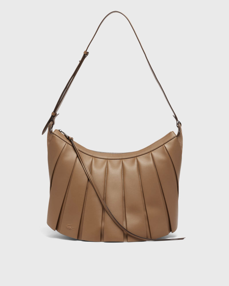 Lacoste XL HOBO BAG brown