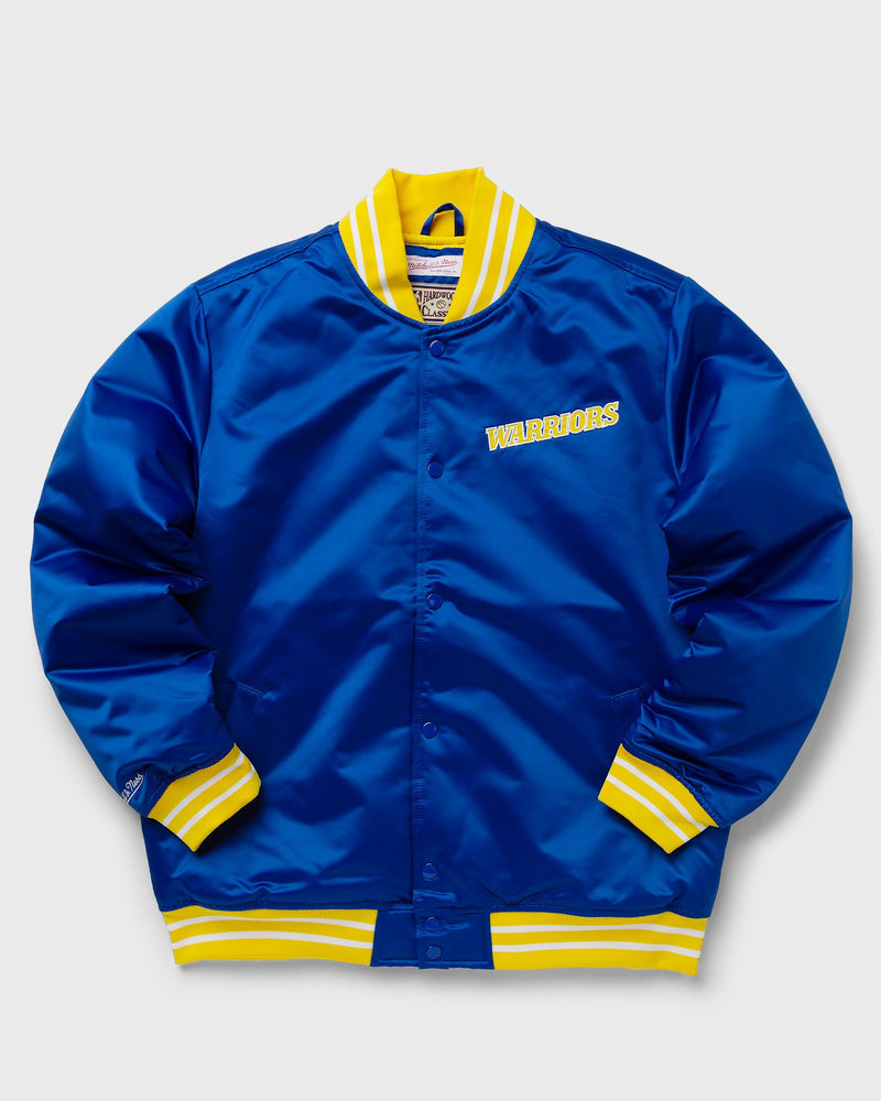 Mitchell & Ness NBA Heavyweight Satin Jacket Golden State Warriors blue