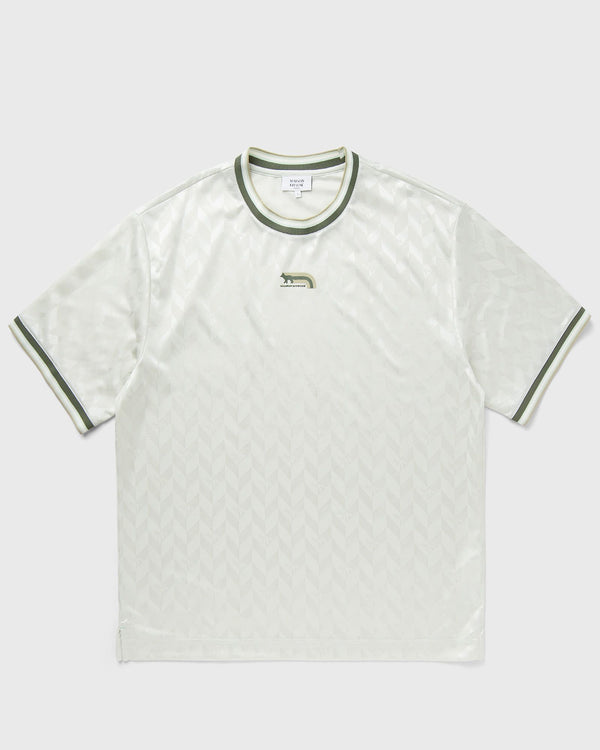 Maison Kitsune JACQUARD FLASH FOX OVERSIZE TEE green