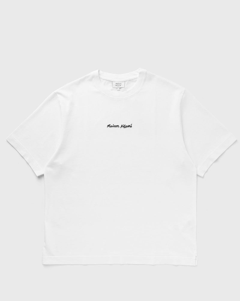 Maison Kitsune EMBROIDERY OVERSIZE TEE white