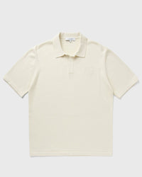 Maison Kitsune BOLD FOX HEAD Embroidered Knitted POLO beige
