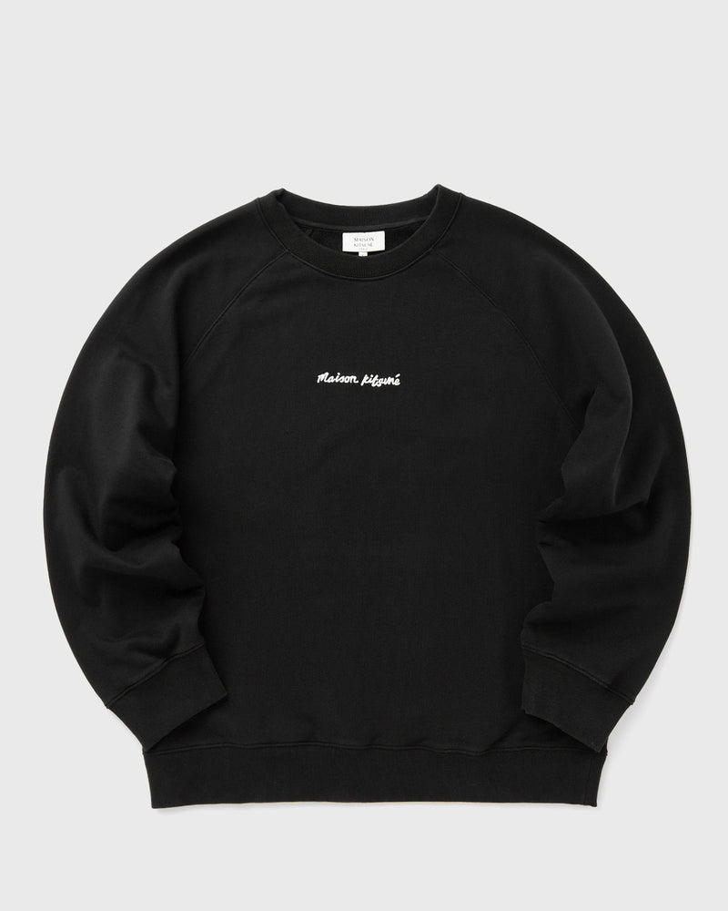 Maison Kitsune LINE HANDWRITING OVERSIZE SWEATSHIRT white