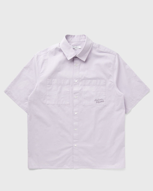 Maison Kitsune RELAXED SHORT SLEEVE SHIRT purple