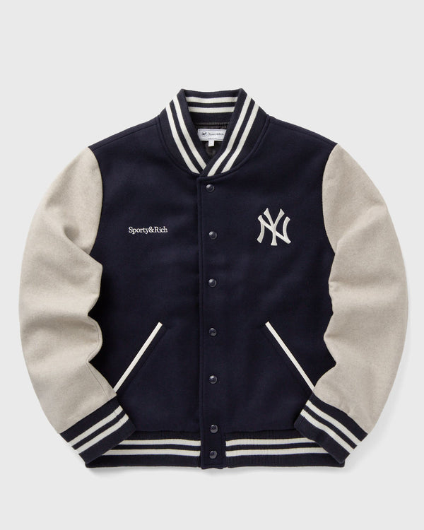 Sporty & Rich Champions Wool Varsity Jacket blue|beige