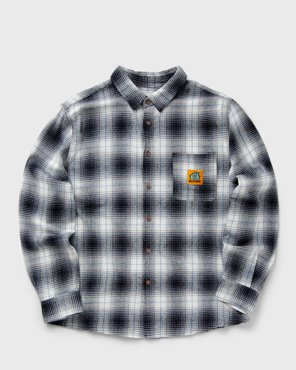 Butter Goods Appliance Plaid Shirt black|white