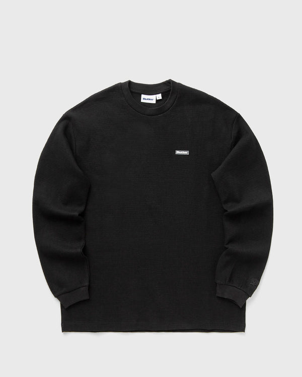 Butter Goods Basic Waffle L/S Tee black