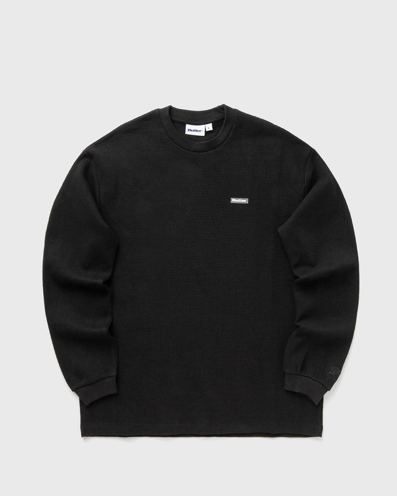 Butter Goods Basic Waffle L/S Tee black