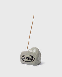 Butter Goods Ceramic Rock Incense Holder grey