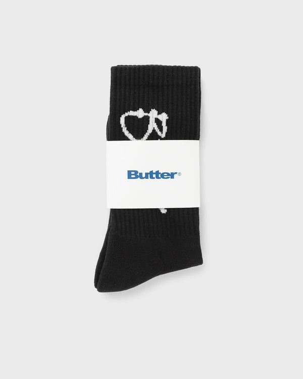 Butter Goods Scribble Socks black