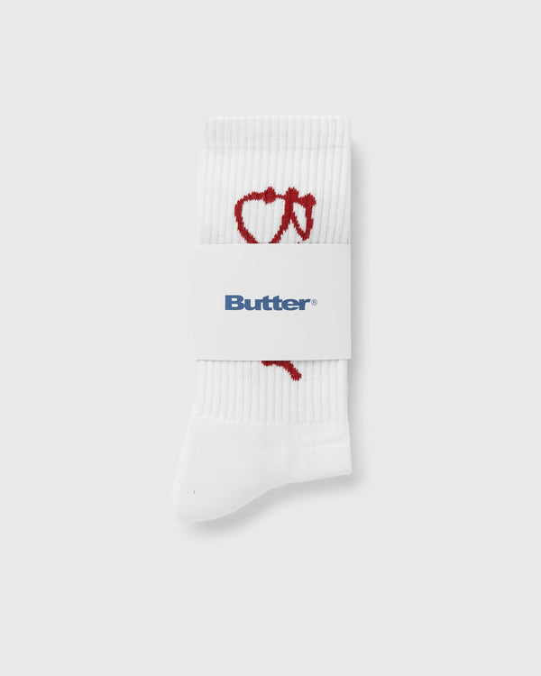Butter Goods Scribble Socks white