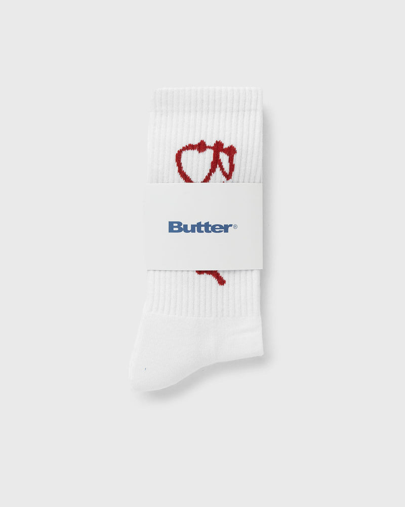 Butter Goods Scribble Socks white