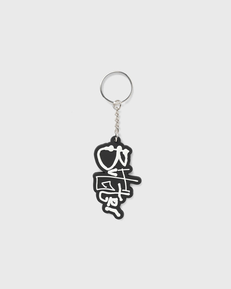 Butter Goods Scribble Rubber Key Chain black