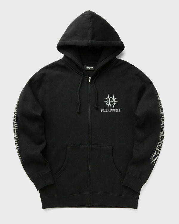 Pleasures SPIKE ZIP HOODIE black