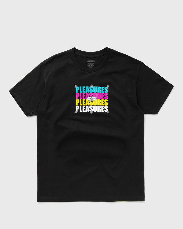 Pleasures CMYK T-SHIRT black