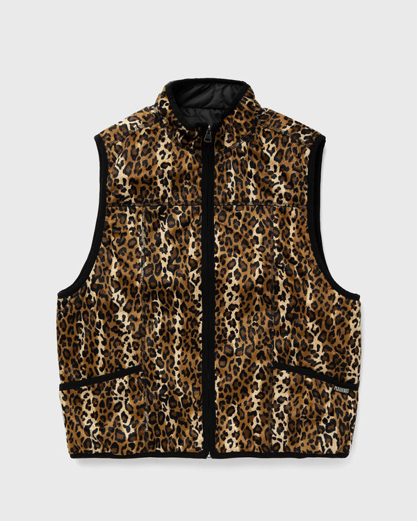 Pleasures FELIS REVERSIBLE VEST black|brown