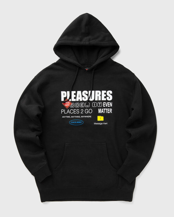 Pleasures GRASS FED HOODIE black