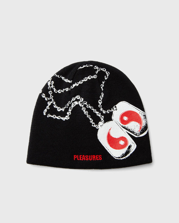 Pleasures DOG TAGS SKULLY black