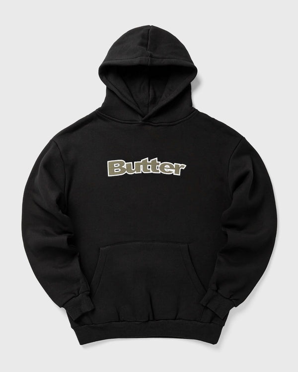 Butter Goods Ripstop Logo Applique Pullover Hood black