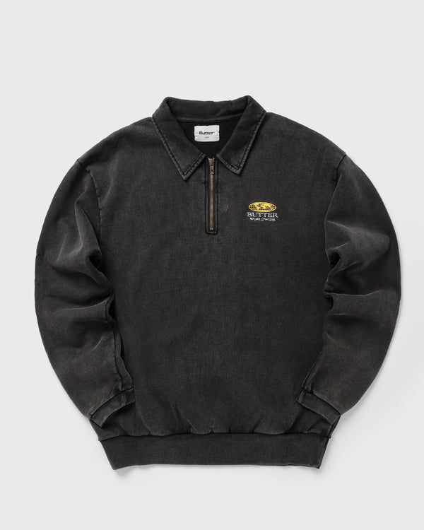 Butter Goods Corp 1/4 Zip Pullover black