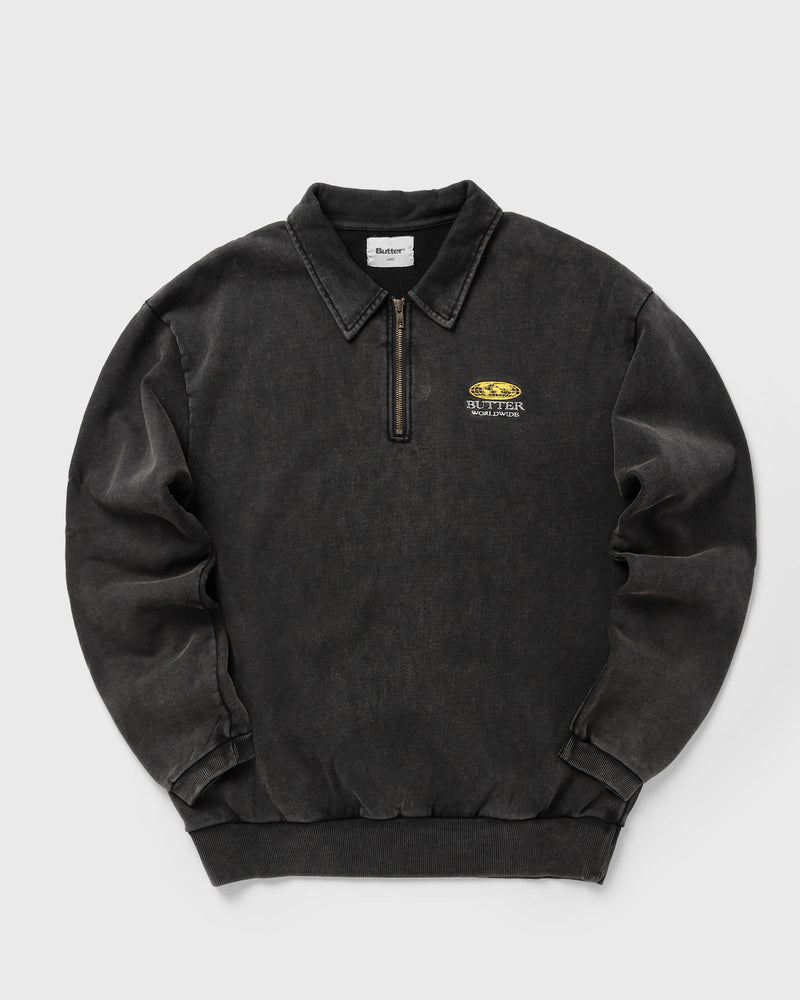 Butter Goods Corp 1/4 Zip Pullover black