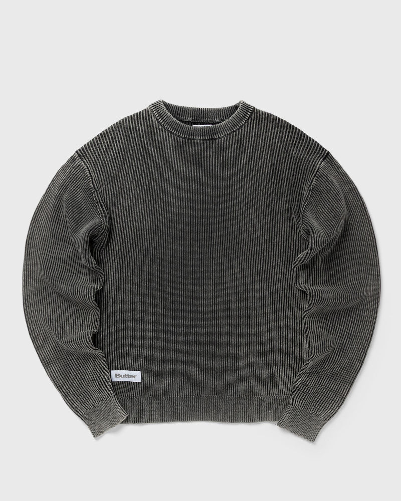 Butter Goods Bleach Knit Sweater black